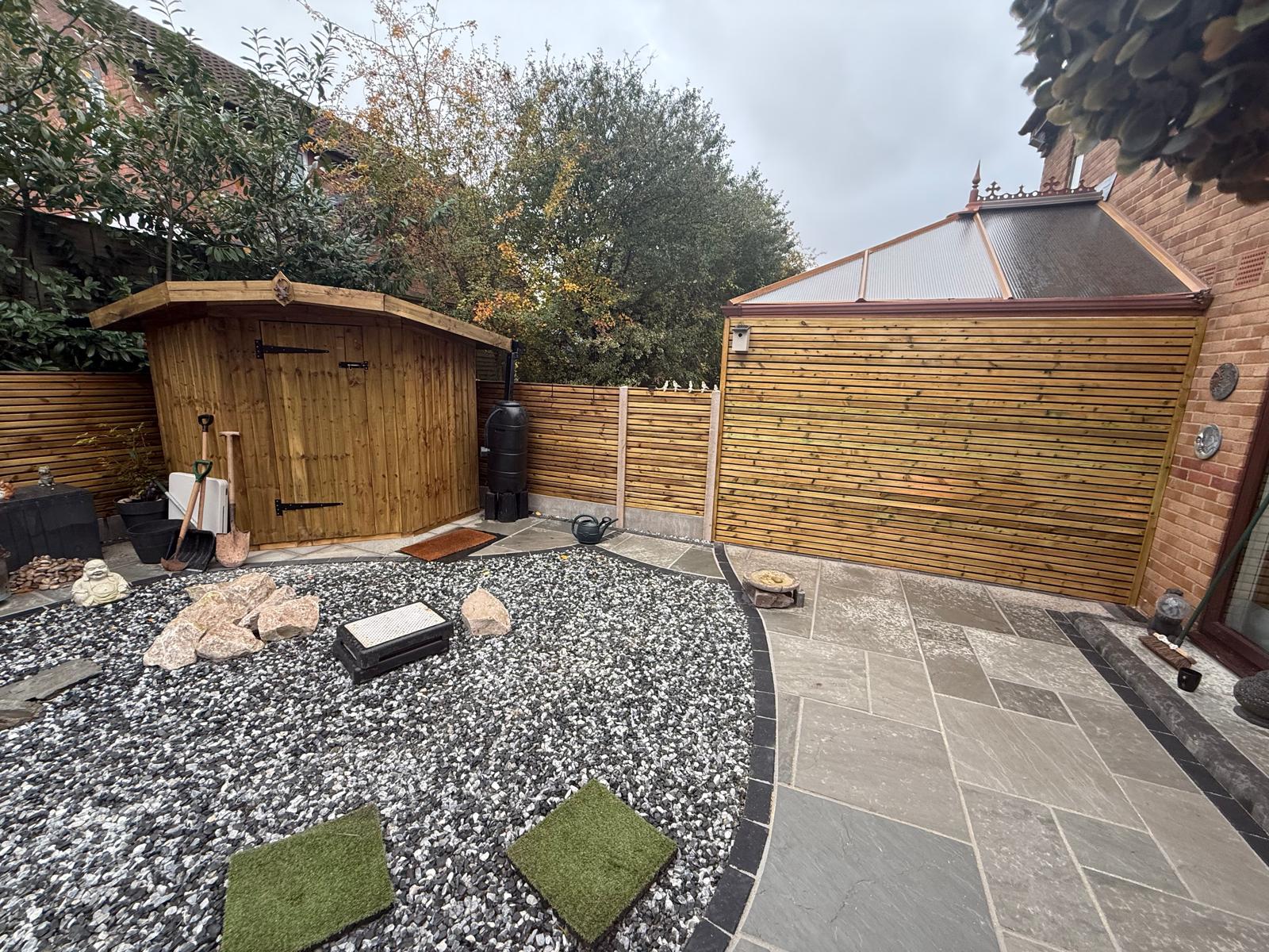 New paved driveway and garden frontage completed by JW Home Improvements Ltd