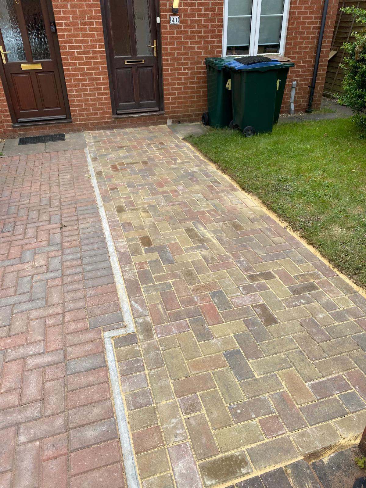 Block paving service installation by JW Home Improvements Ltd in Nuneaton