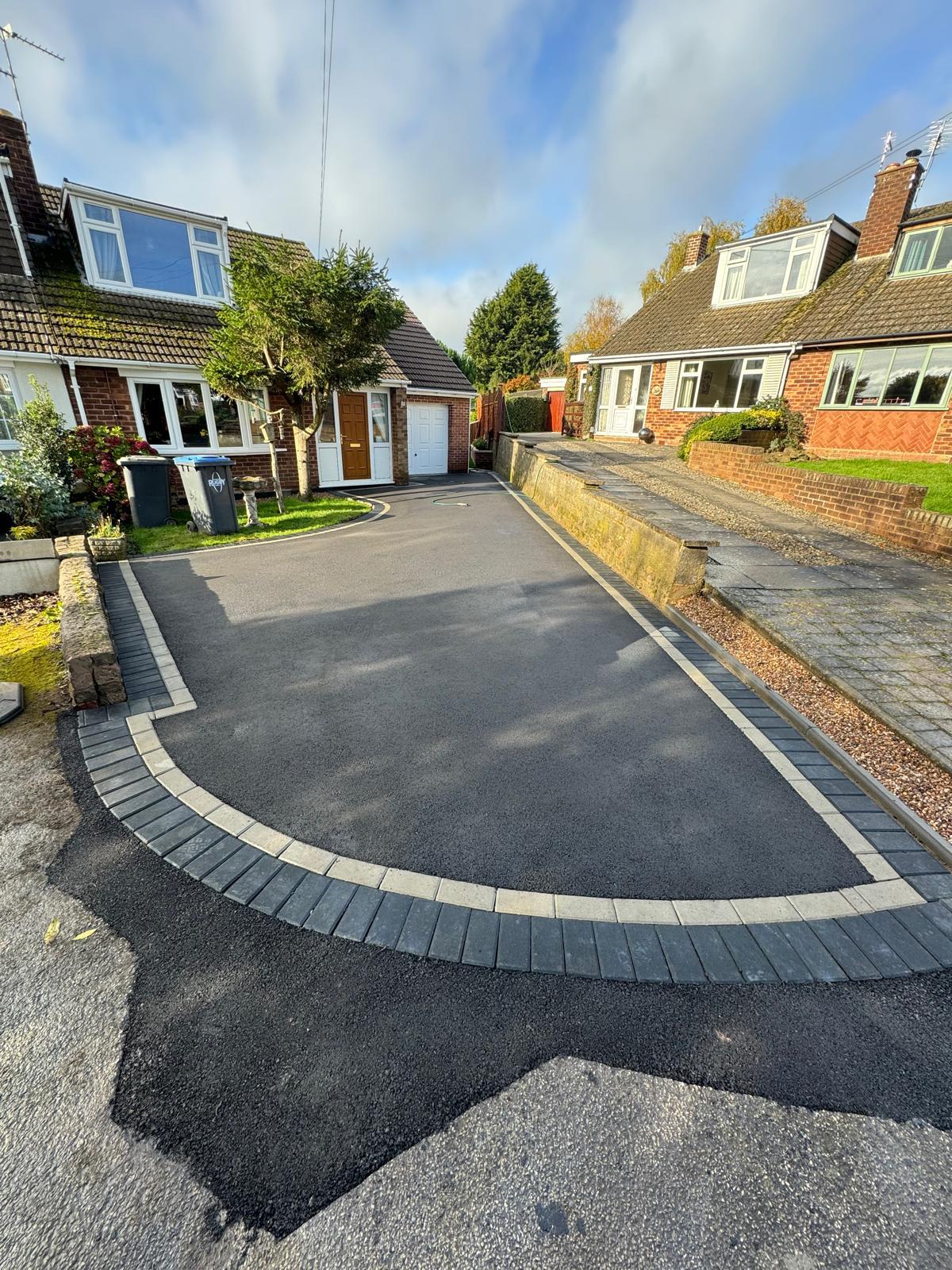 Driveway installation completed by JW Home Improvements Ltd in Warwickshire