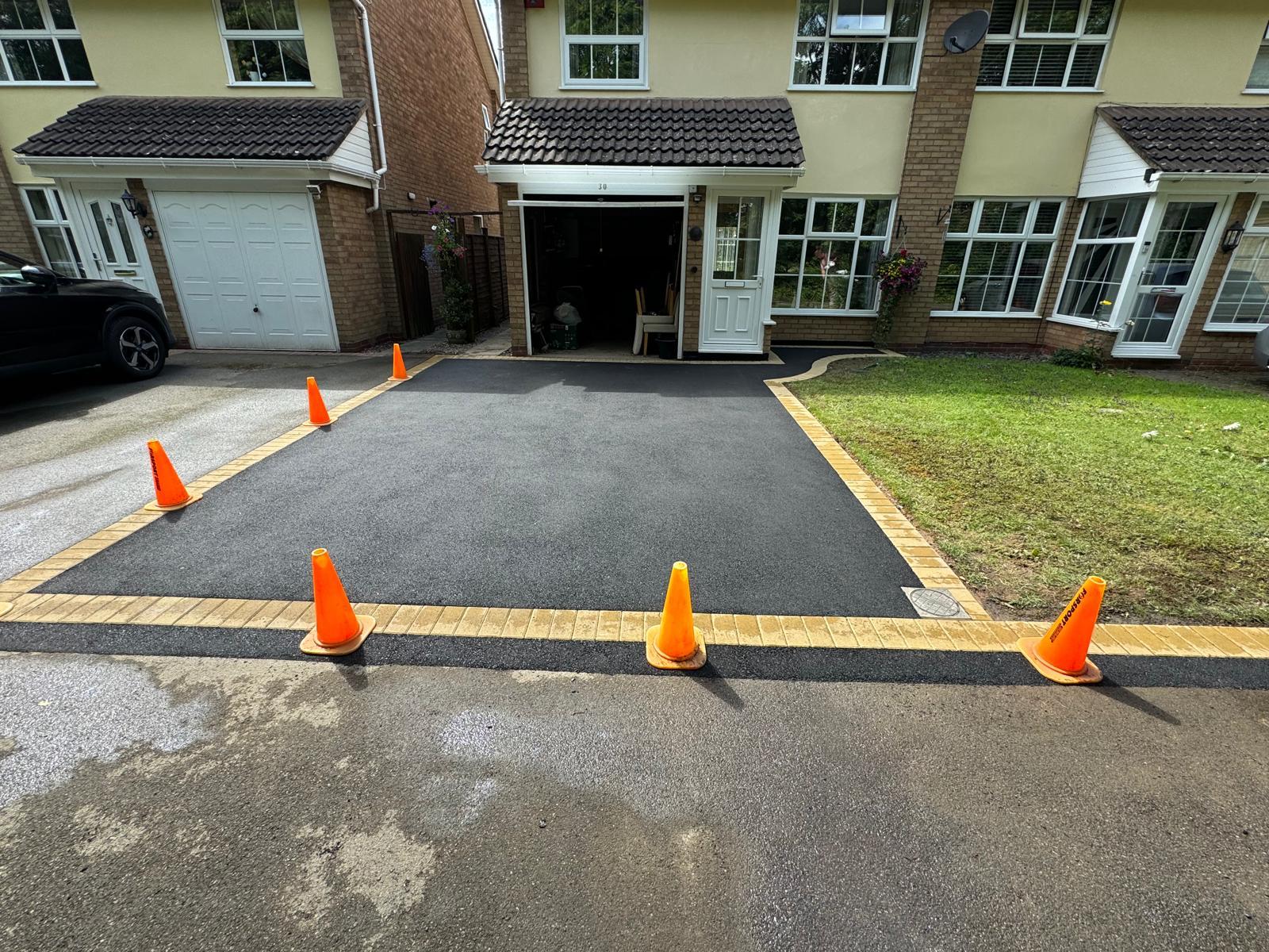 Driveway service project completed by JW Home Improvements Ltd in Warwickshire