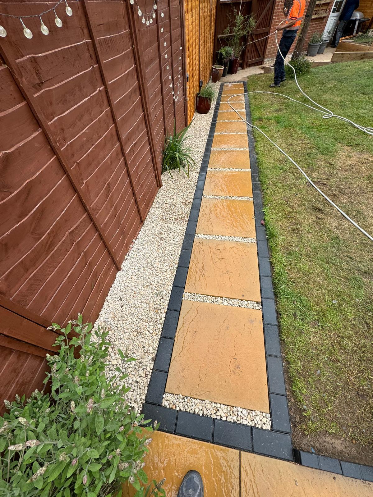 Hard landscaping service work by JW Home Improvements Ltd in Nuneaton